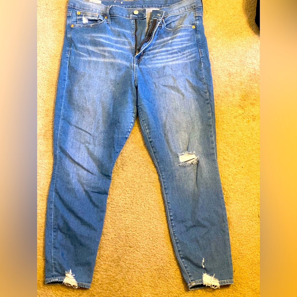 True Skinny Ankle- Sky High Jeans